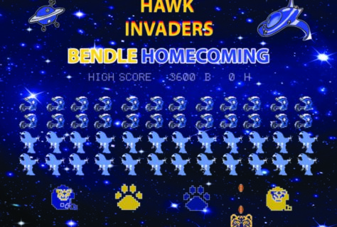 Homecoming Poster Final - Adobe Illustrator & Photoshop