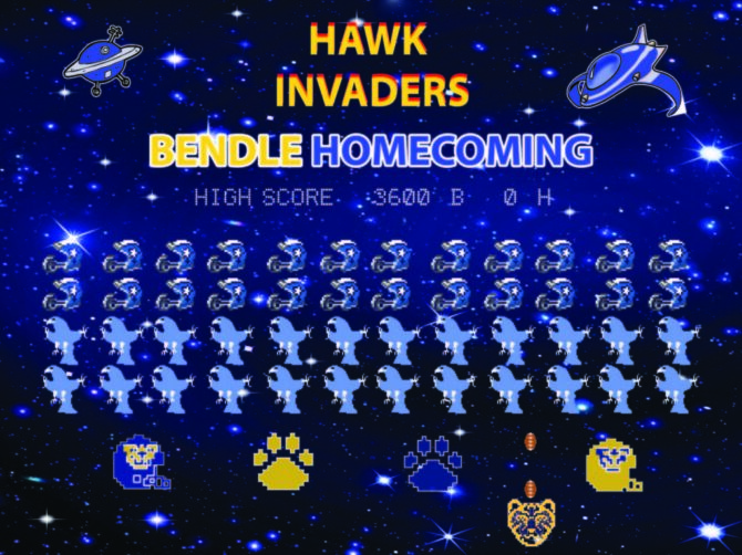 Homecoming Poster Final - Adobe Illustrator & Photoshop